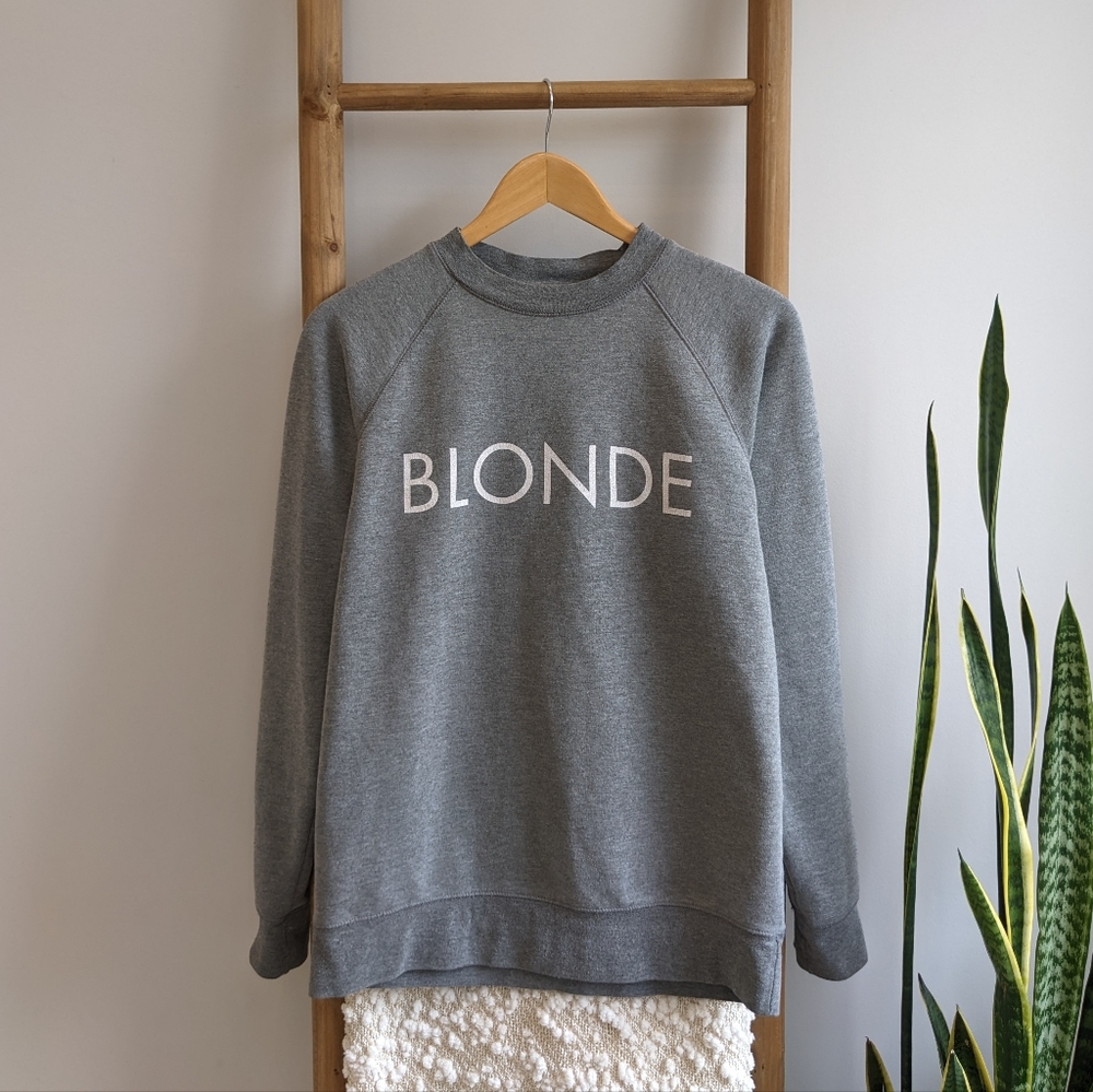 Brunette The Label Blonde Crewneck Sweater - Picture 2 of 10